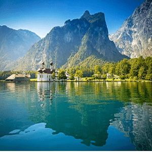 Konigssee Lake, St. Bartholomew's Church